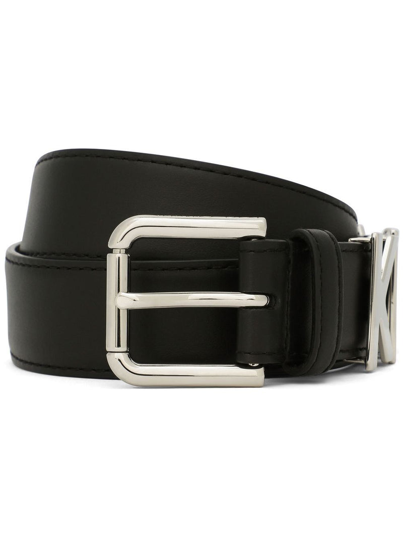 Dolce & Gabbana logo-lettering Leather Belt | Urbalenti™ NYC