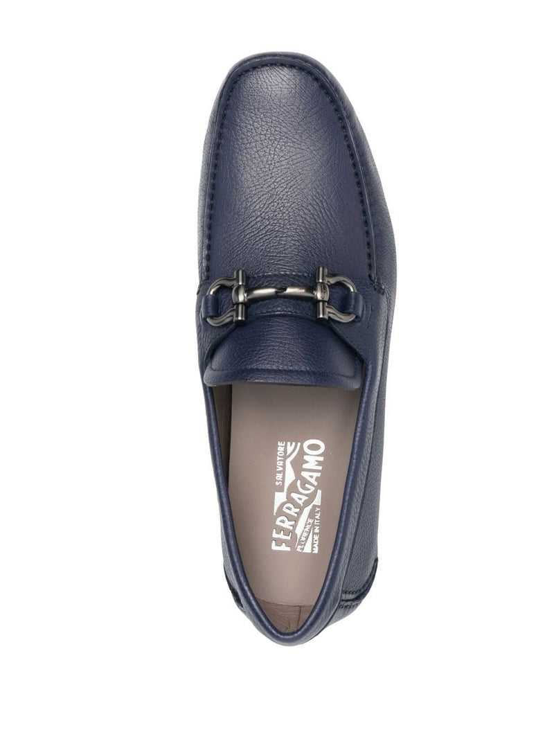 Ferragamo Gancini-buckle loafers | Urbalenti™ NYC
