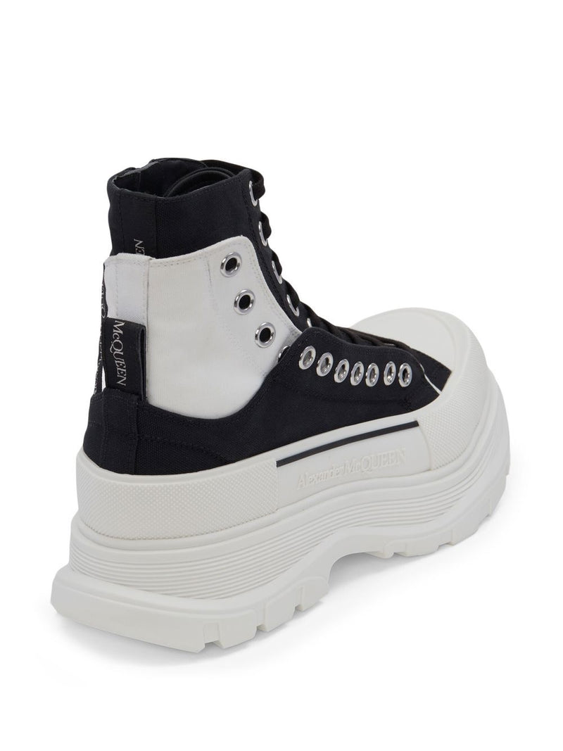 Alexander McQueen Tread Slick lace-up Fastening Boots | Urbalenti | Urba... | Urbalenti™ NYC