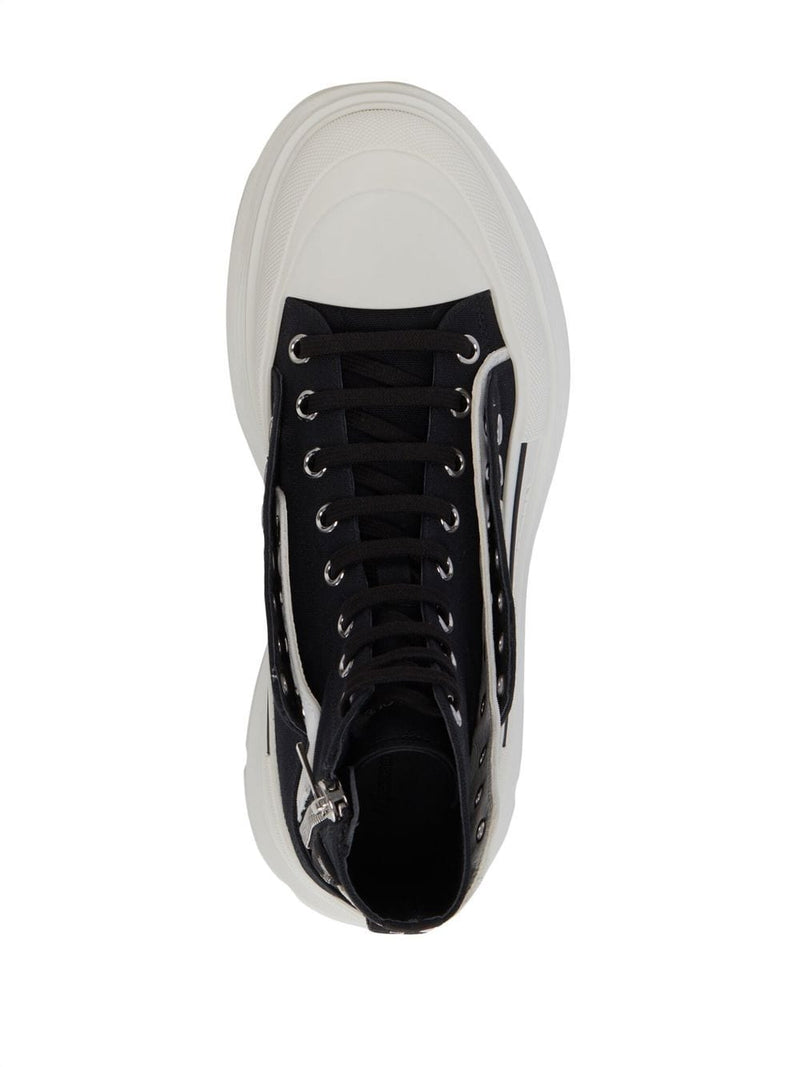 Alexander McQueen Tread Slick lace-up Fastening Boots | Urbalenti | Urba... | Urbalenti™ NYC
