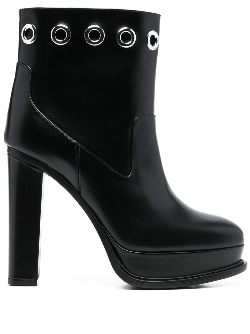 Alexander McQueen heeles boots | Urbalenti™ NYC