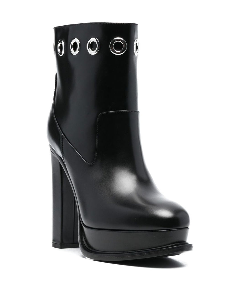 Alexander McQueen heeles boots | Urbalenti™ NYC