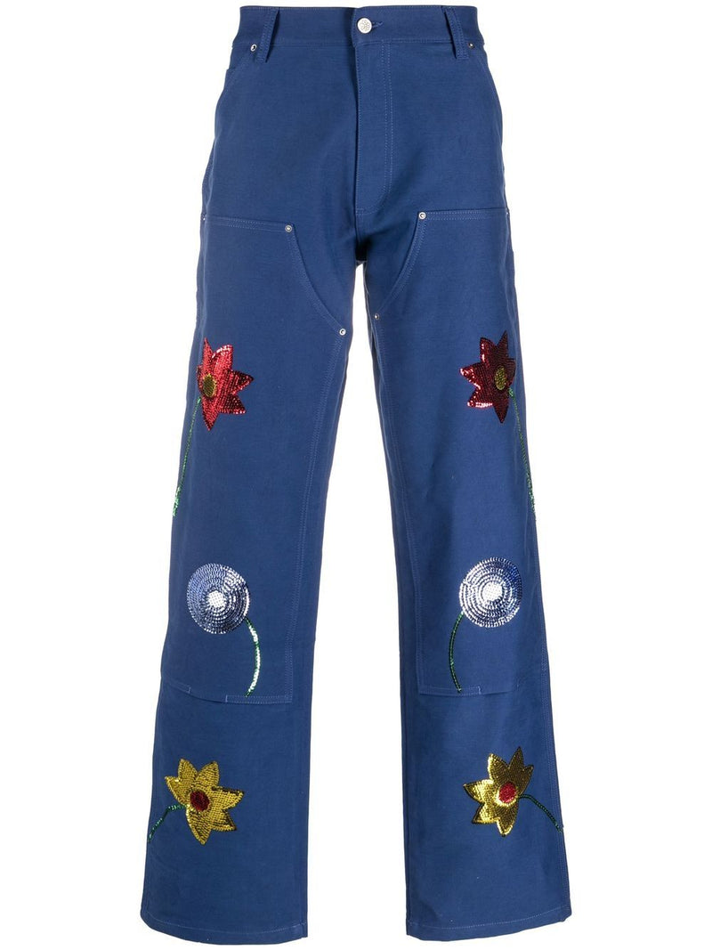 Sky High Farm Workwear Sky High Farm Workwear Embroidered denim jeans