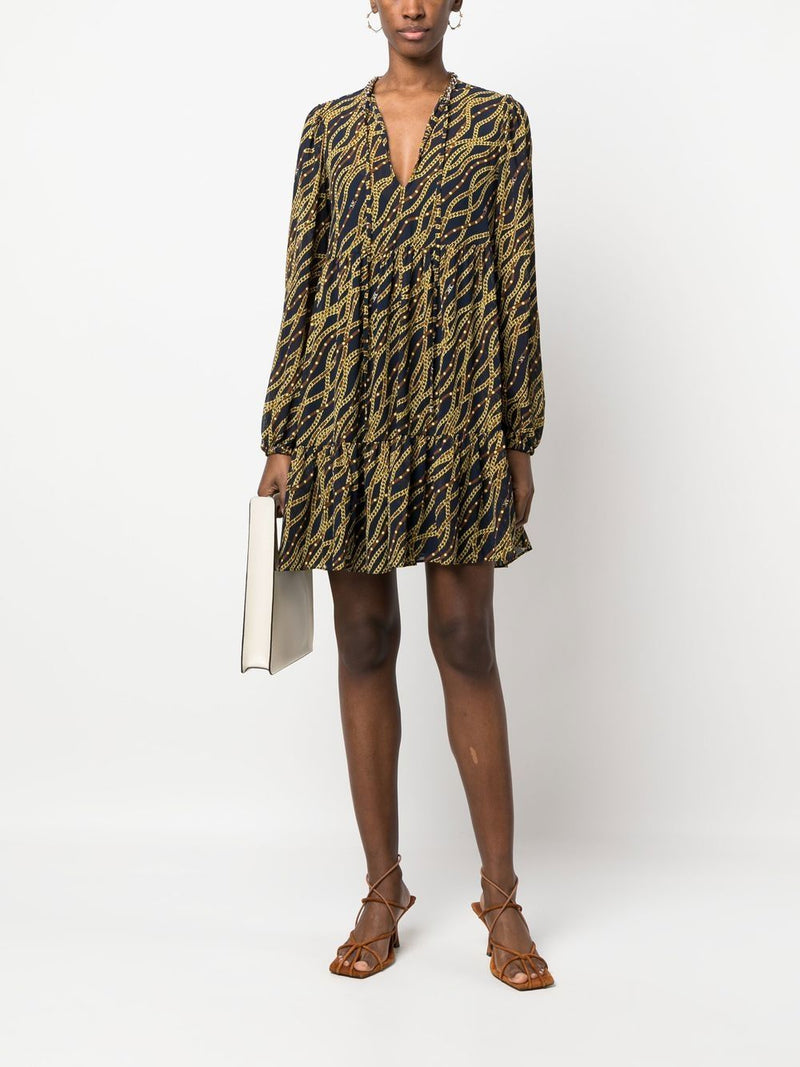 MMK Mmk Printed midi dress