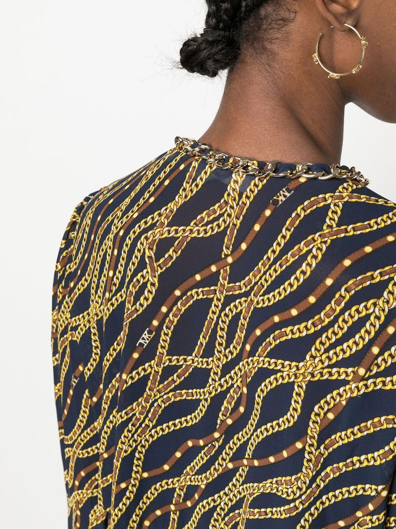 MMK Mmk Printed midi dress