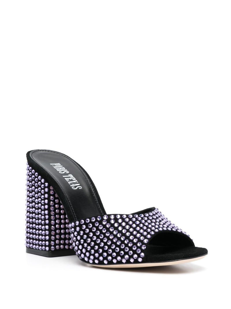 Paris Texas Holly Anja crystal-embellished sandals. | Urbalenti™ NYC