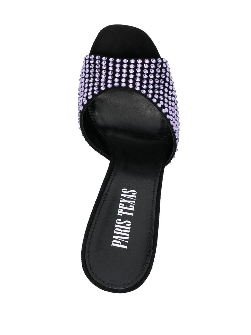 Paris Texas Holly Anja crystal-embellished sandals. | Urbalenti™ NYC