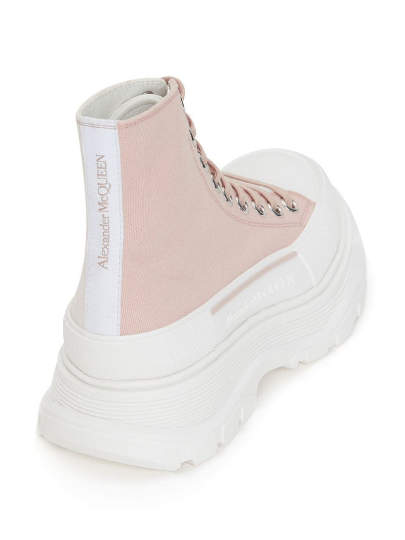 Alexander McQueen oversized sole ankle boots | Urbalenti™ NYC