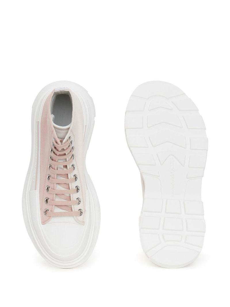 Alexander McQueen oversized sole ankle boots | Urbalenti™ NYC