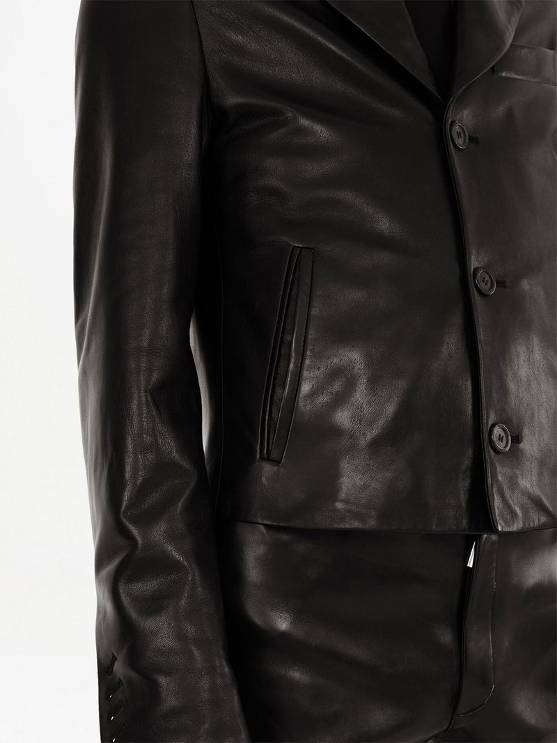 Ferragamo Leather jacket | Urbalenti™ NYC