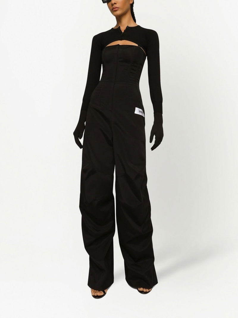 Dolce & Gabbana cropped button-fastening cardigan | Urbalenti™ NYC