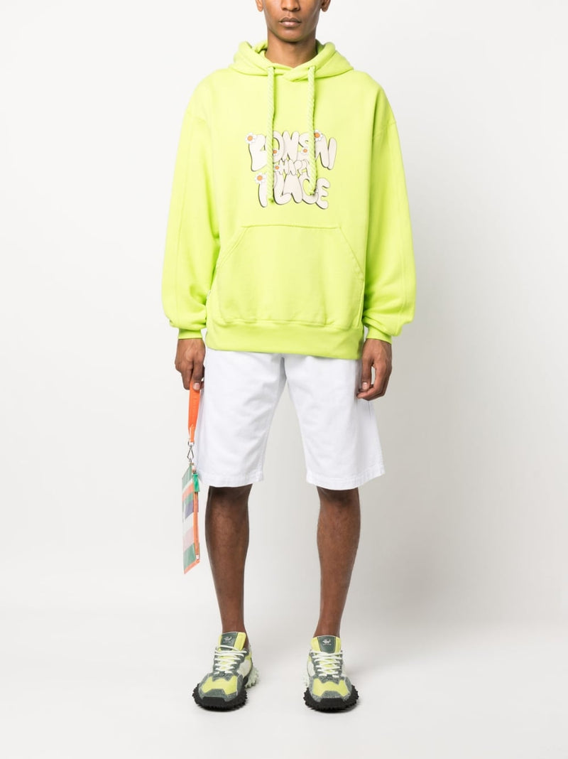Bonsai Bonsai Printed cotton hoodie