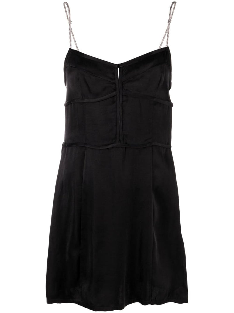 Palm Angels Chain-straps mini dress | Urbalenti™ NYC