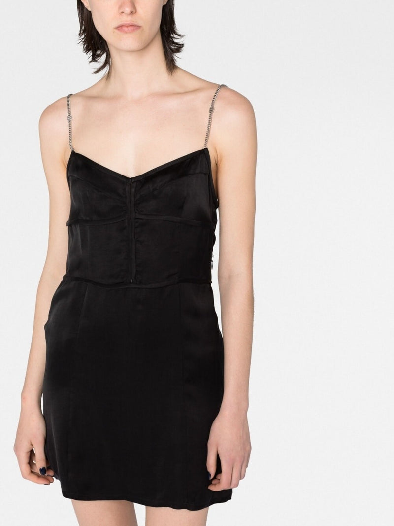 Palm Angels Chain-straps mini dress | Urbalenti™ NYC