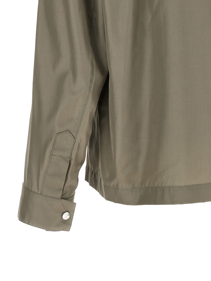 Brunello Cucinelli Bicolor Silk Full-Length Jacket