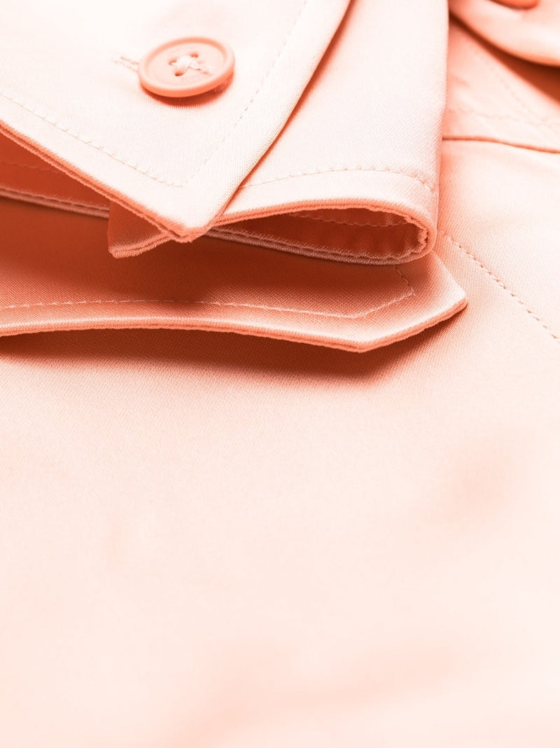 Off White twist-detail shirt dress | Urbalenti™ NYC