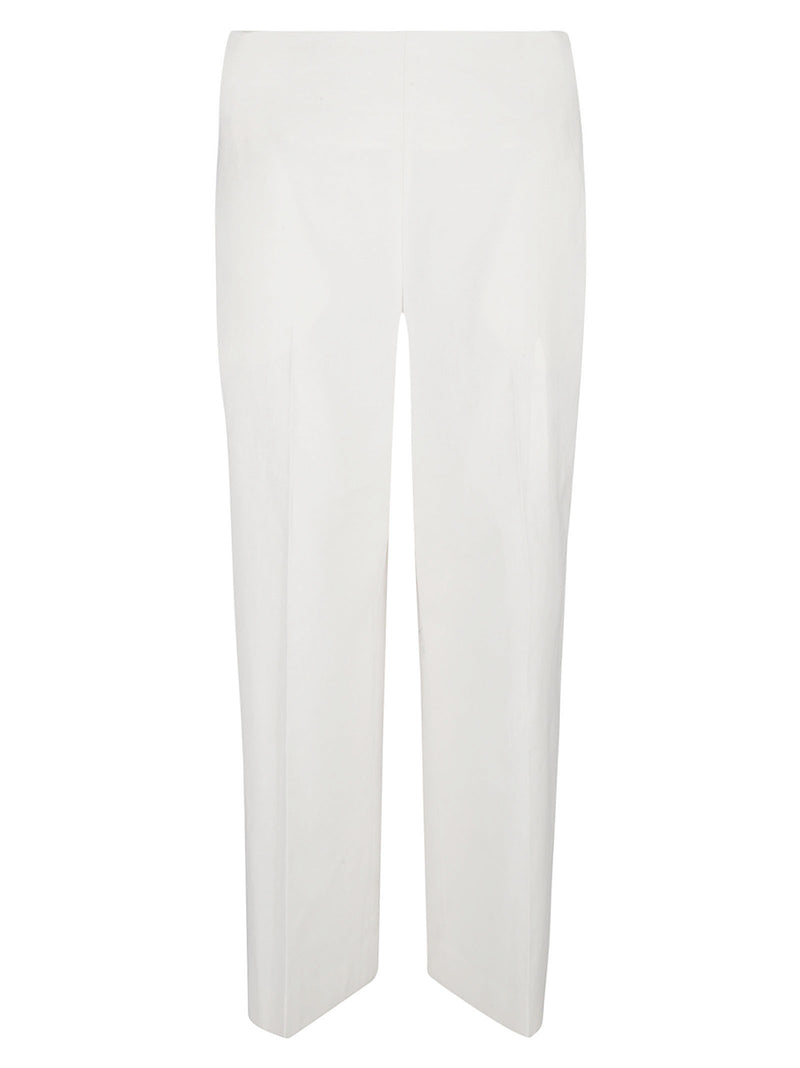 Via Masini 80 Via Masini 80 Straight leg linen blend trousers