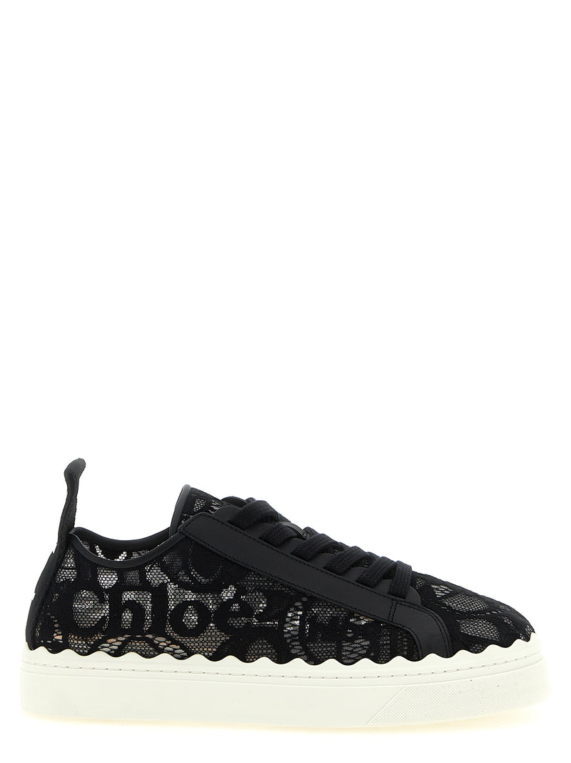 Chloé Black Polyamide Low Top Sneakers