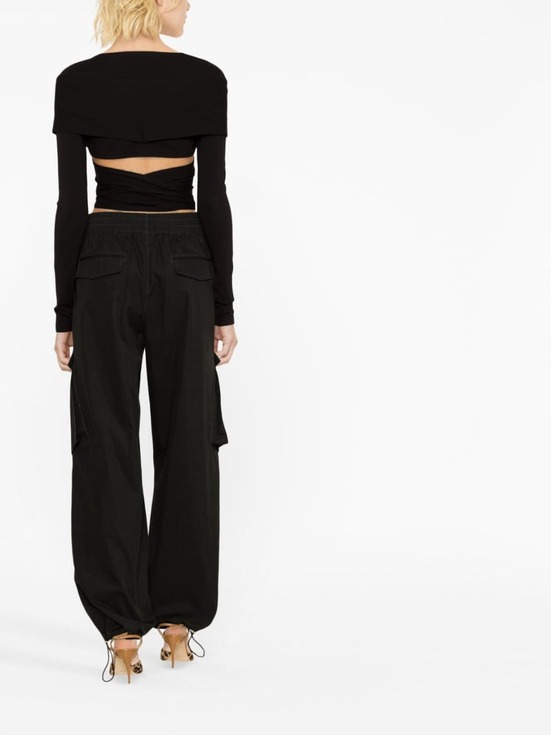 Dolce & Gabbana cut-out Wrap Top | Urbalenti™ NYC