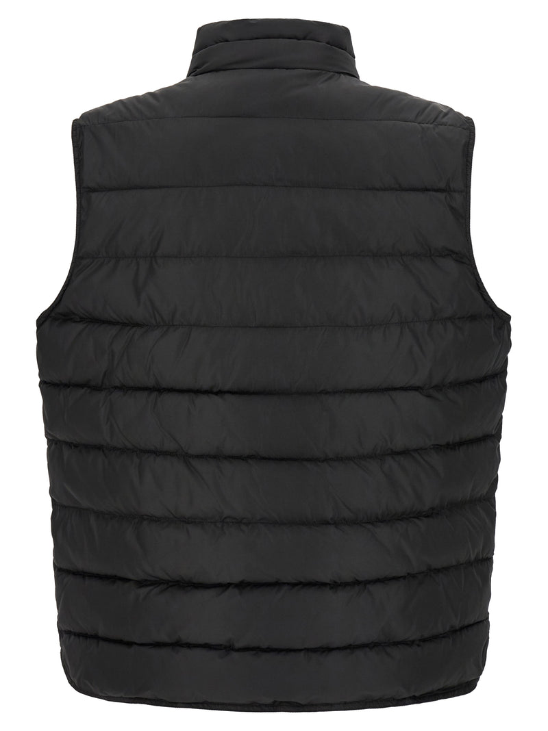 Dolce & Gabbana Black Polyester Sleeveless Jacket