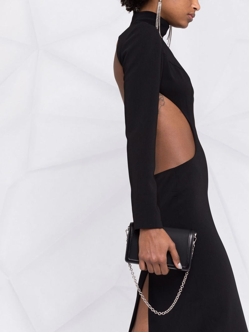 Monot PRE Monot PRE high neck evening dress