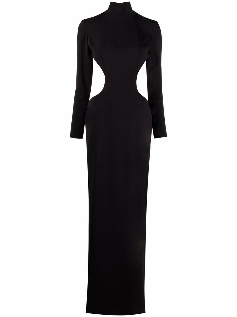 Monot PRE Monot PRE high neck evening dress