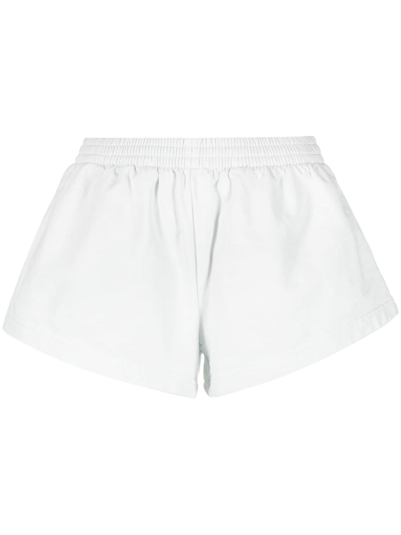 Balenciaga flared elasticated-waist shorts | Urbalenti™ NYC