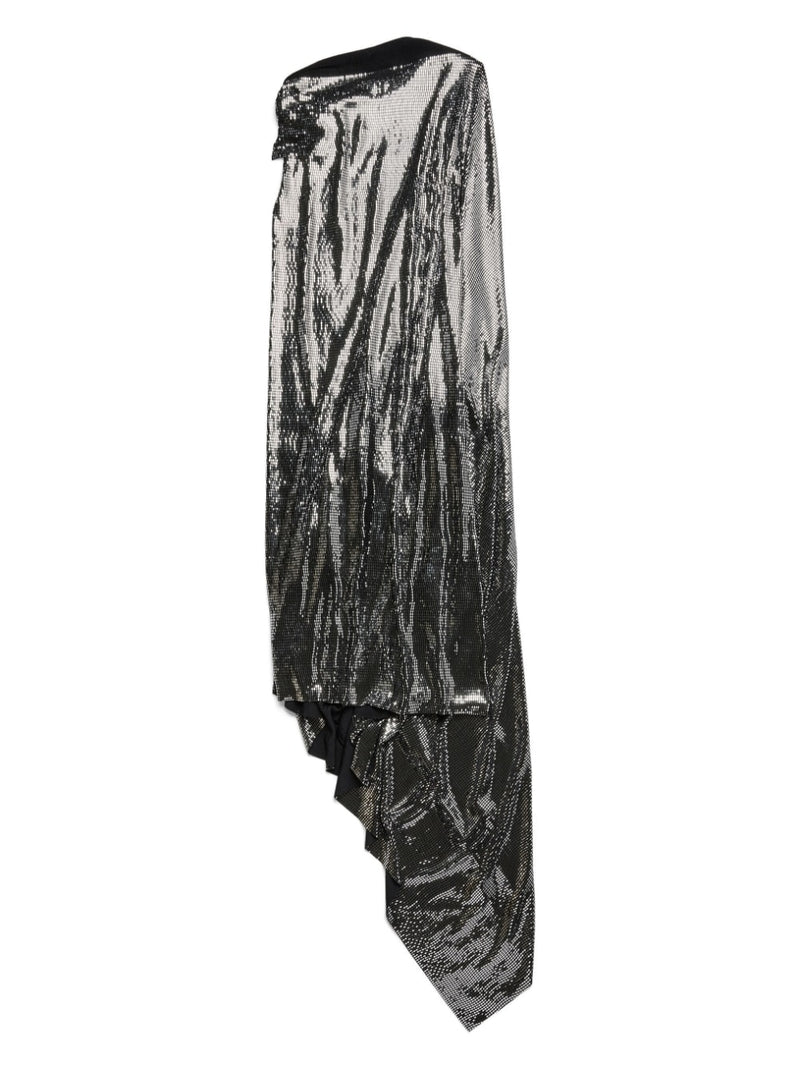 Balenciaga Metallic Effect Midi Dress | Urbalenti™ NYC