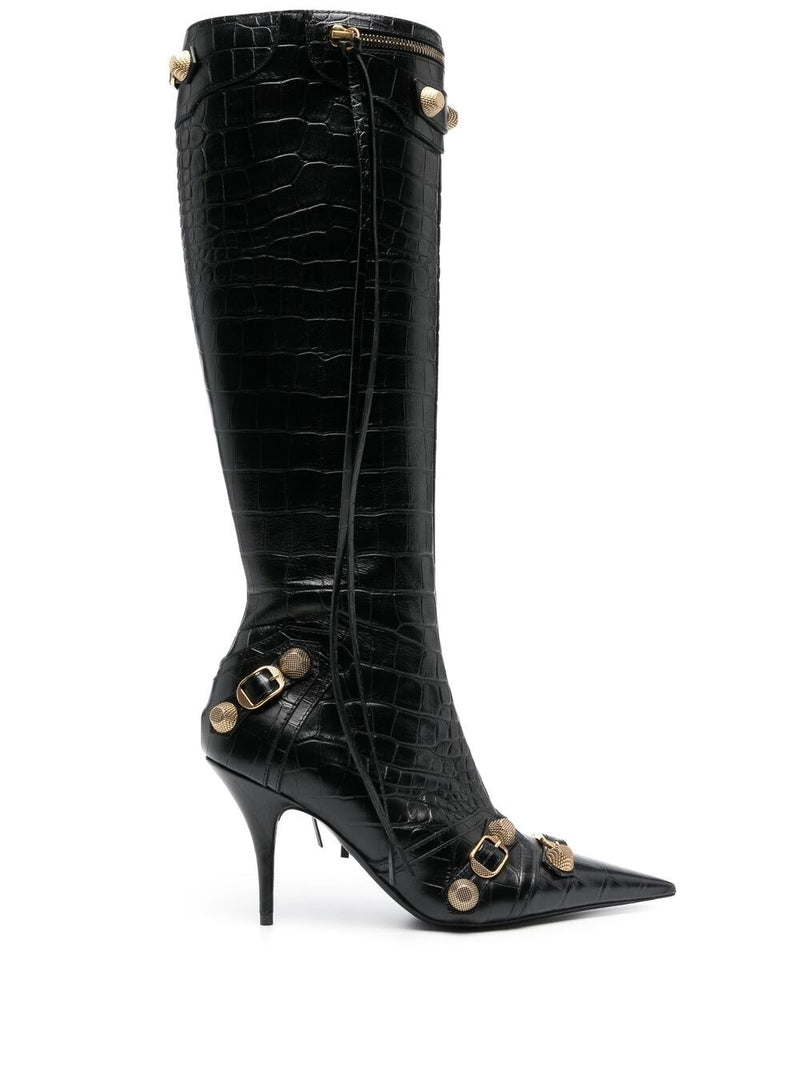 Balenciaga 90mm Cagole Boots | Urbalenti™ NYC