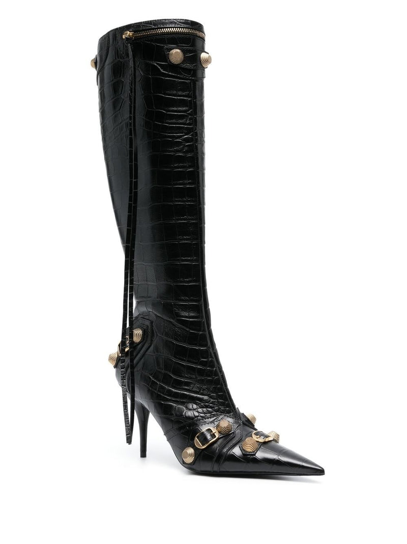 Balenciaga 90mm Cagole Boots | Urbalenti™ NYC