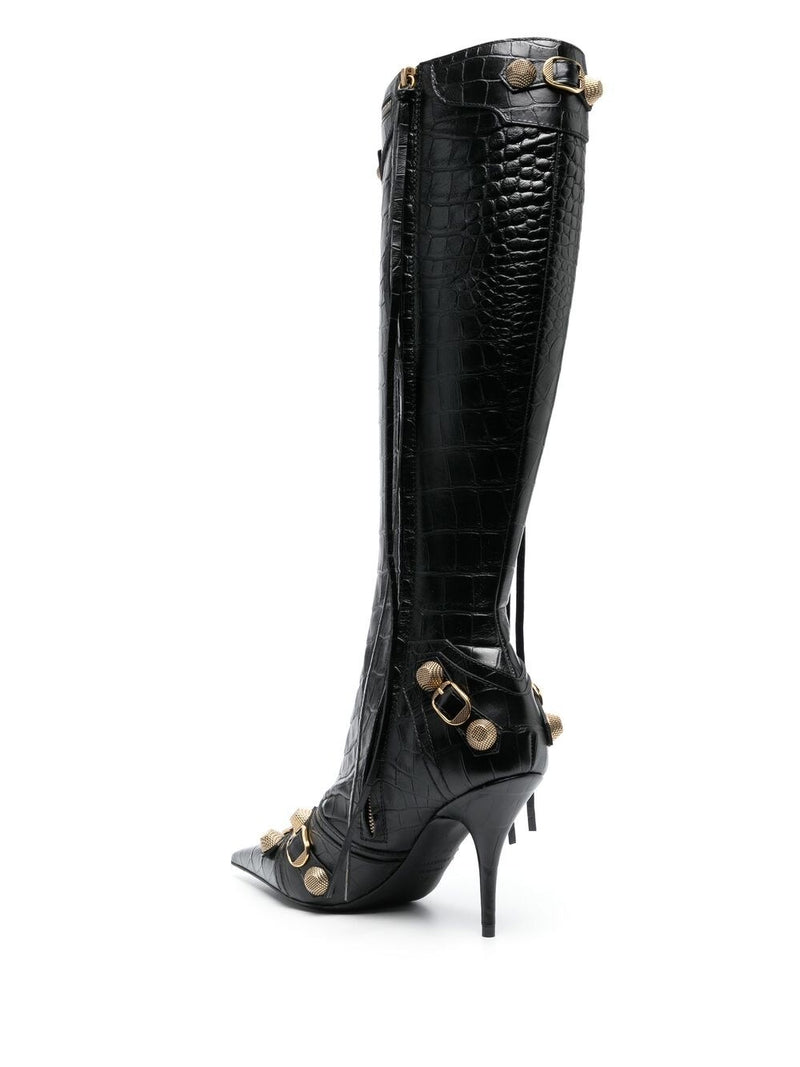 Balenciaga 90mm Cagole Boots | Urbalenti™ NYC