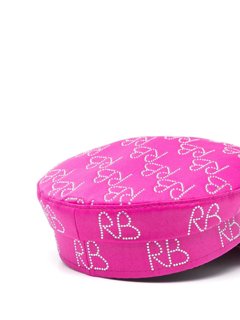 Ruslan Baginskiy Ruslan Baginskiy crystal-embellished Baker Boy Hat