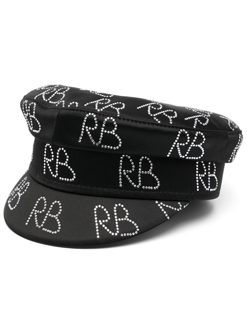 Ruslan Baginskiy Ruslan Baginskiy crystal-embellished Baker Boy Hat