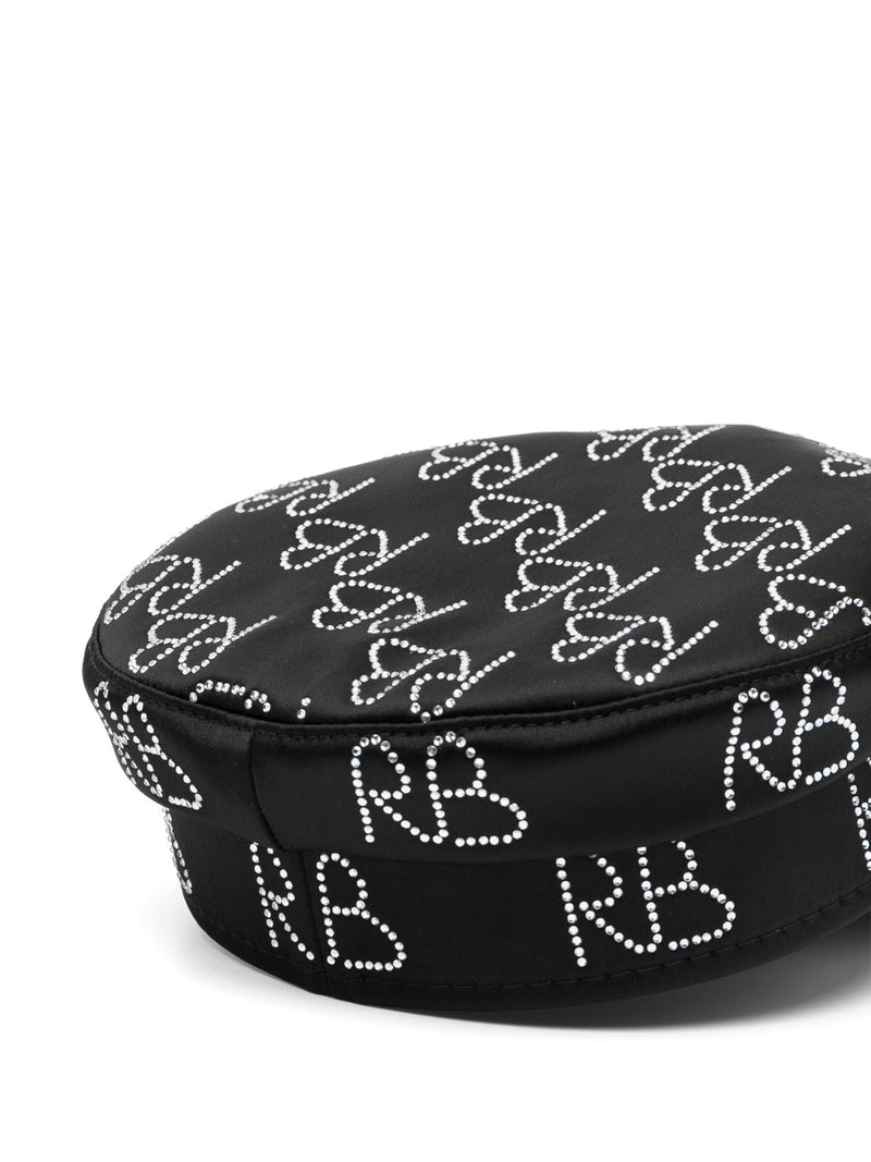 Ruslan Baginskiy Ruslan Baginskiy crystal-embellished Baker Boy Hat