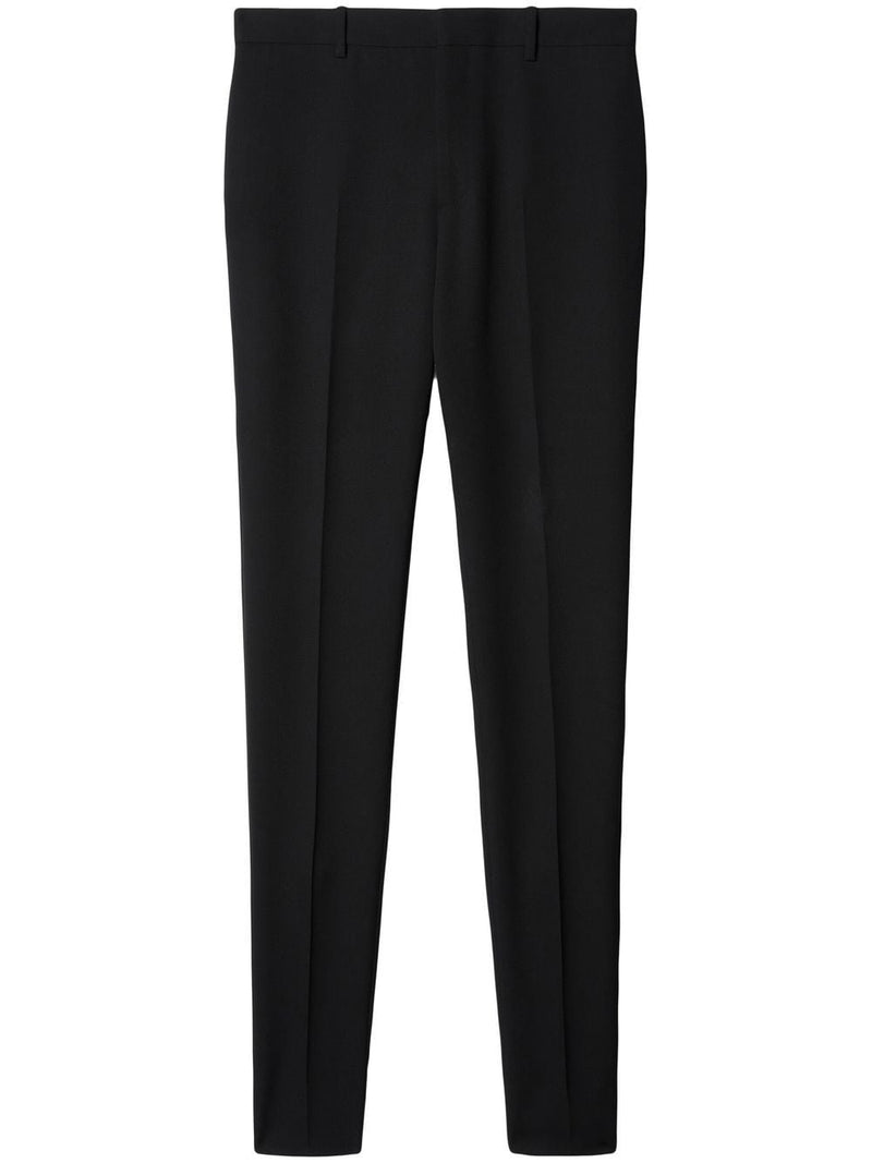 Off White Wool skinny trousers | Urbalenti™ NYC