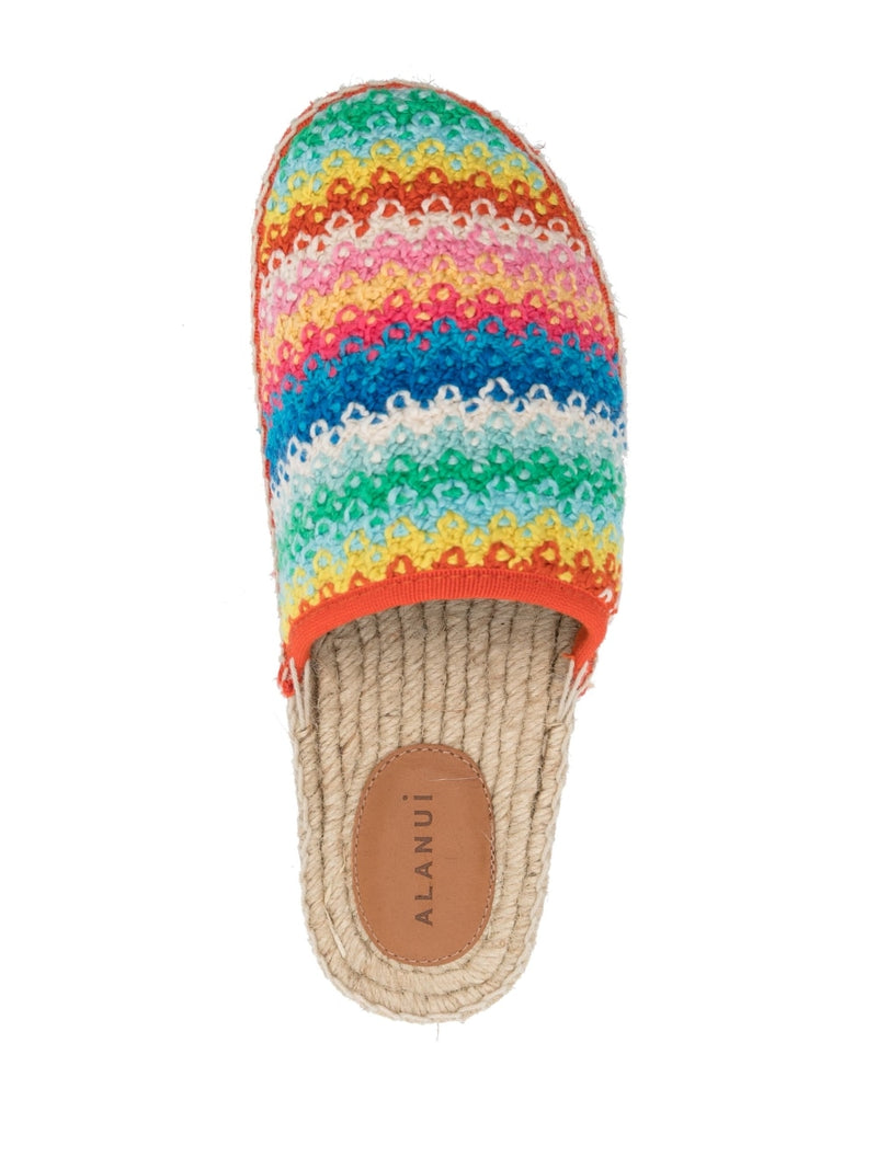 Alanui Alanui Over The Rainbow espadrilles