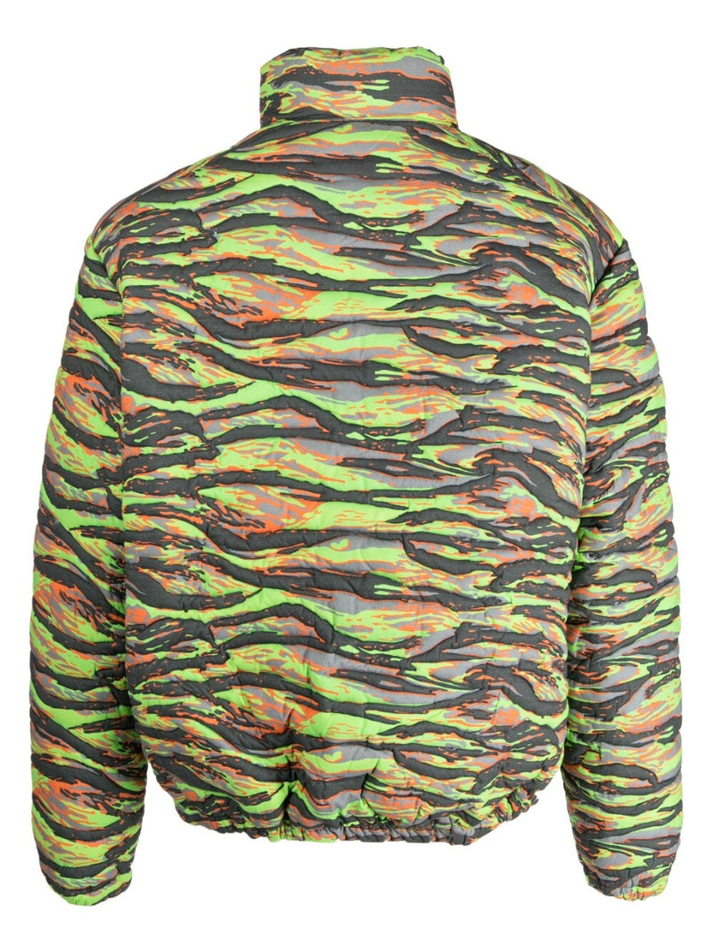 Erl Erl Printed quilted down jacket
