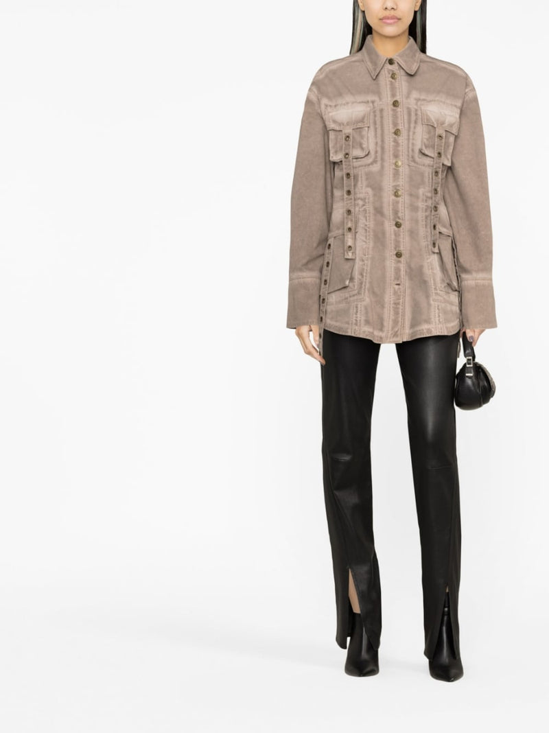 Blumarine Blumarine Pocketed denim jacket