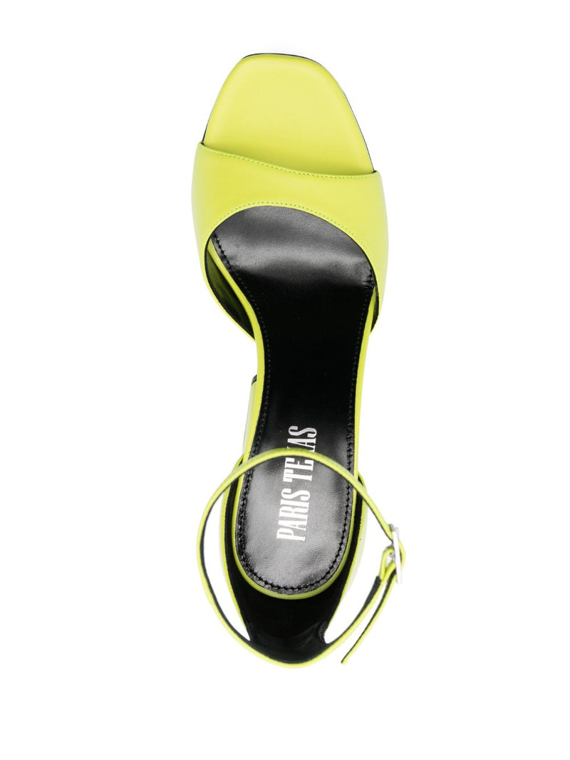 Paris Texas Fiona 100mm block-heel sandals | Urbalenti™ NYC