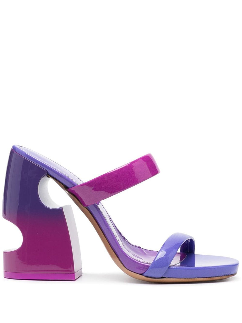 Off White Meteor Heeled Dégradé Sandals | Urbalenti™ NYC