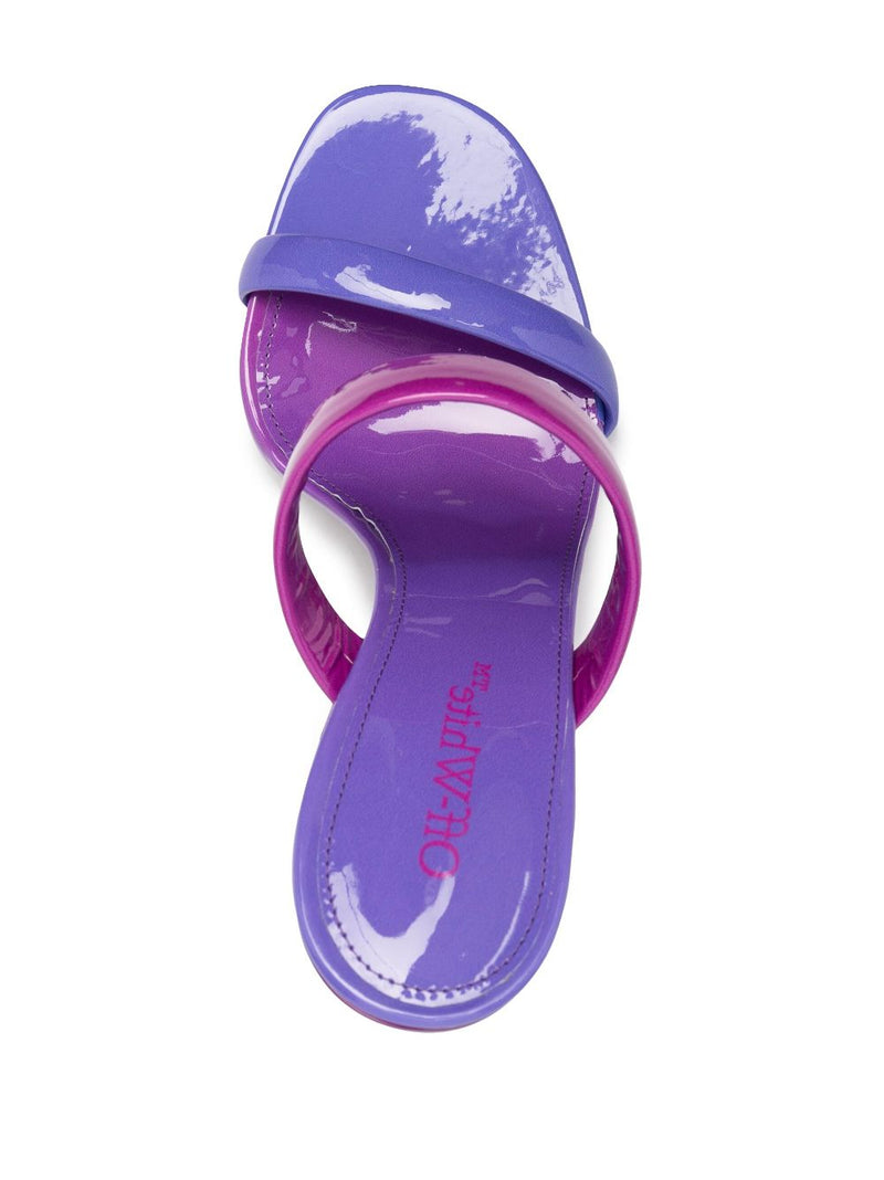 Off White Meteor Heeled Dégradé Sandals | Urbalenti™ NYC