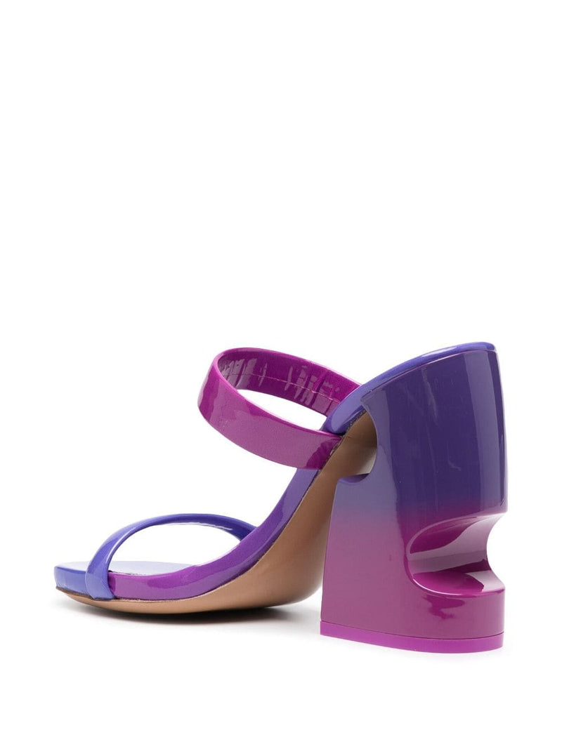 Off White Meteor Heeled Dégradé Sandals | Urbalenti™ NYC