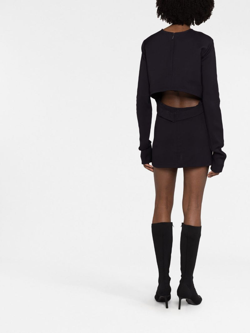 032C Flounced mini dress | Urbalenti™ NYC