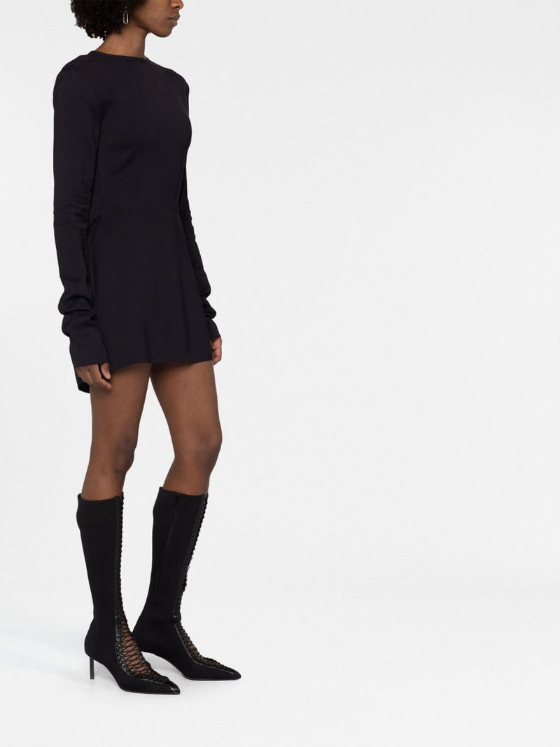 032C Flounced mini dress | Urbalenti™ NYC
