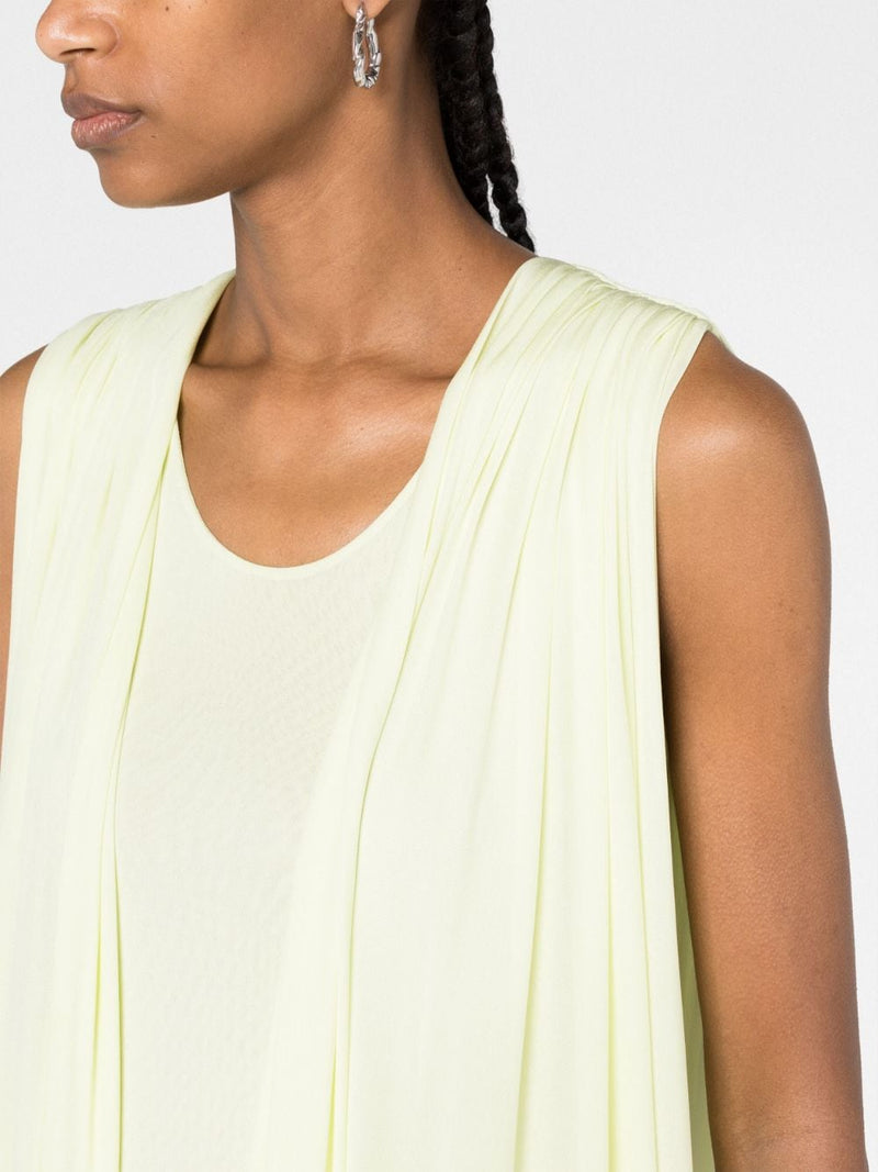 Jil Sander Draped midi dress | Urbalenti™ NYC