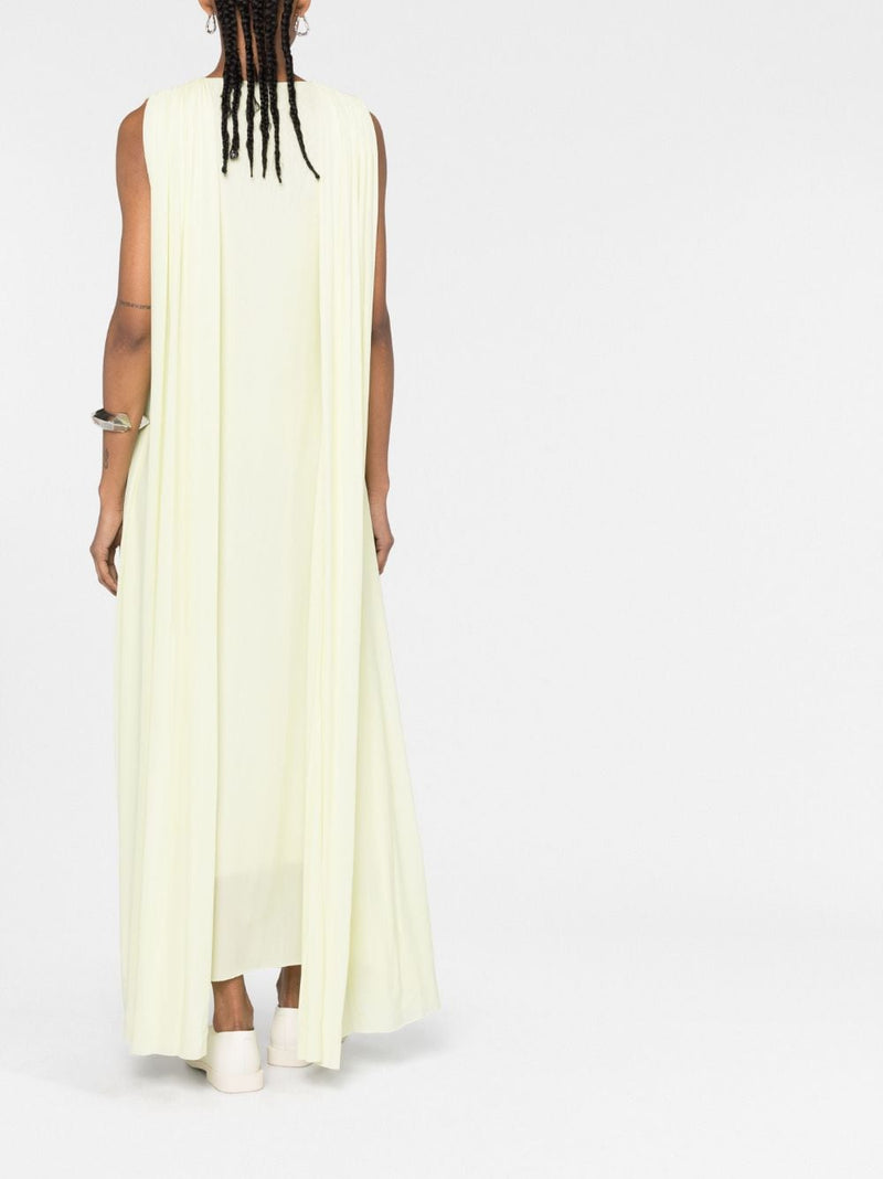 Jil Sander Draped midi dress | Urbalenti™ NYC