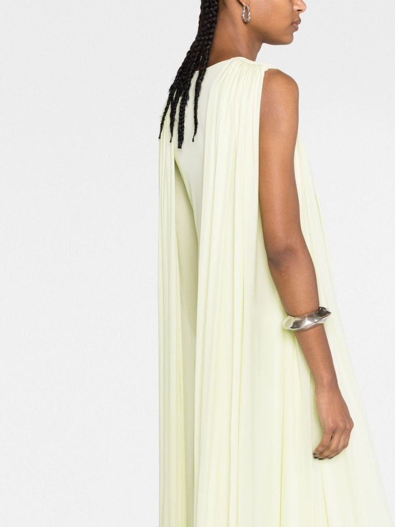 Jil Sander Draped midi dress | Urbalenti™ NYC