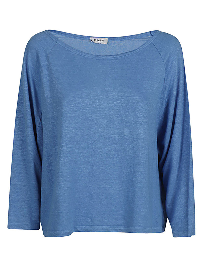 Base Base Linen boat-neck sweater