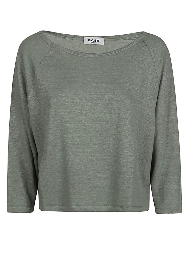 Base Base Linen boat-neck sweater