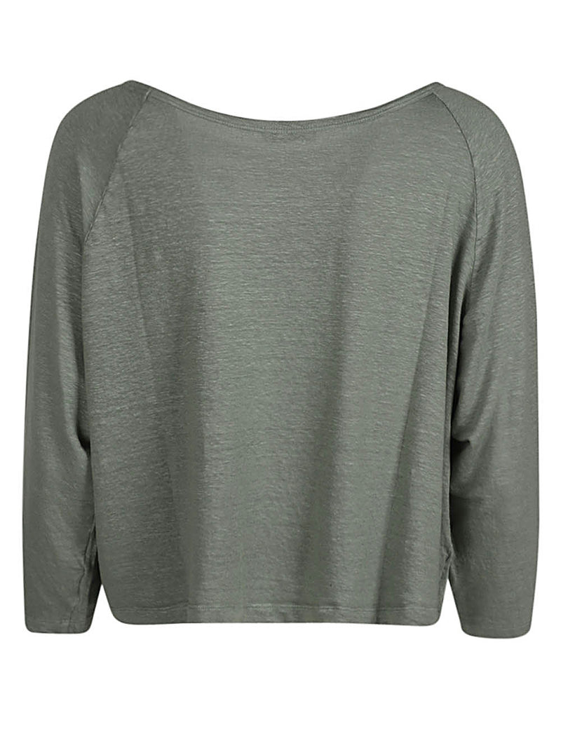 Base Base Linen boat-neck sweater